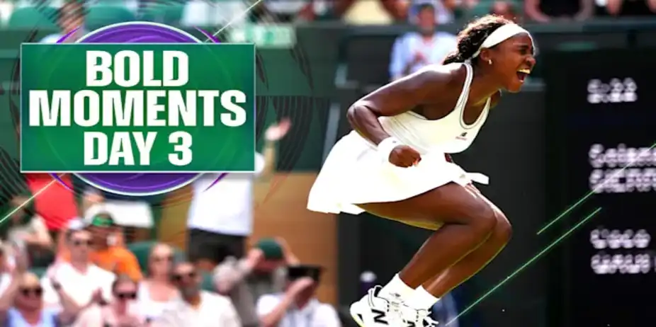 Bold Moments of Day 3 ft. Gauff and More