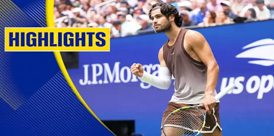 Roman Safiullin vs Carlos Alcaraz: Rd 1 Highlights