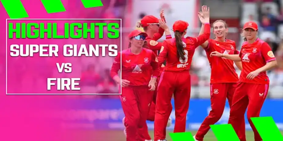 Manchester Super Giants vs Welsh Fire: Highlights