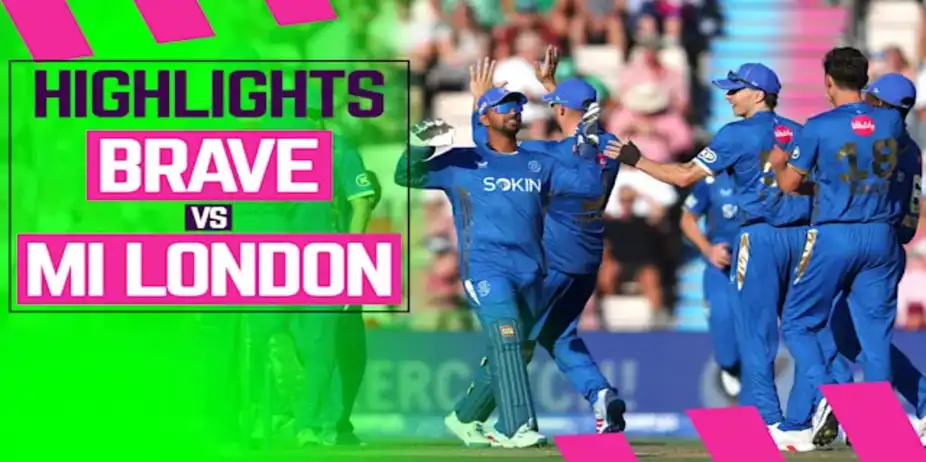Southern Brave vs MI London: Highlights