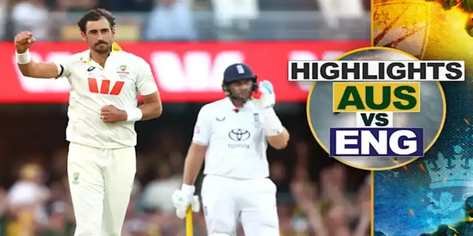 2nd Test: Australia vs England, Day 1 Highlights