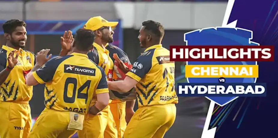 Chennai Breeze Past Hyderabad