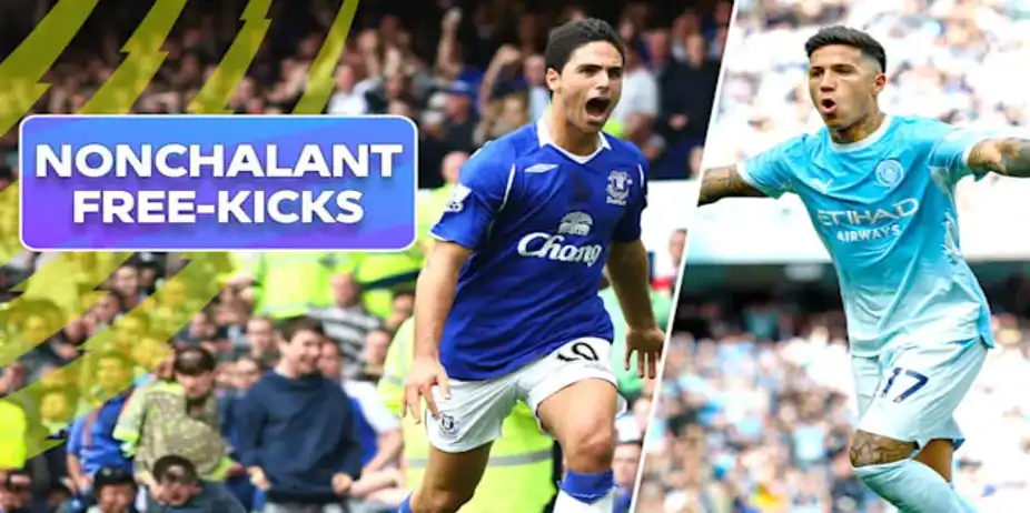 Free-kicks That Foxed Keepers ft. Arteta, Enzo