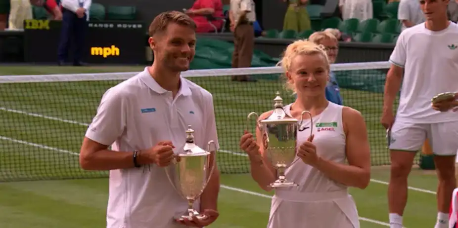 Siniakova, Verbeek On Title Win