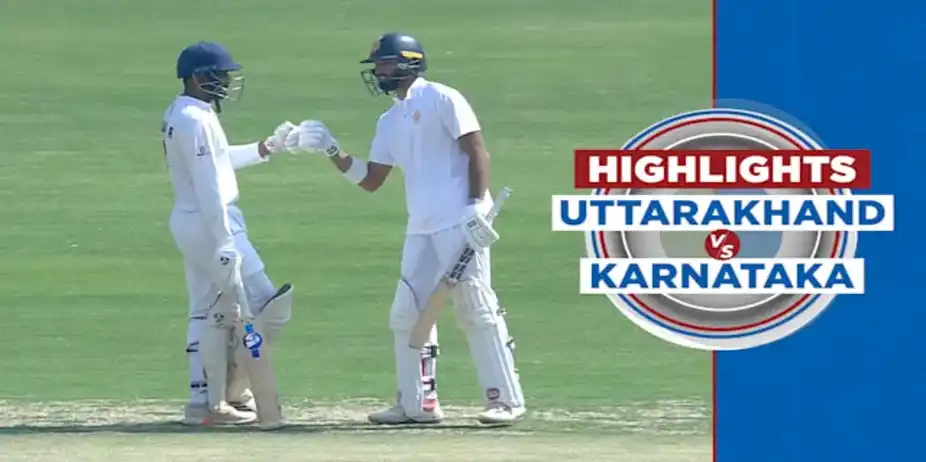SF: Uttarakhand vs Karnataka - Day 2, Highlights