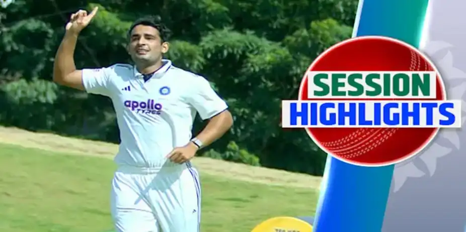 IND A vs SA A: 1st Unofficial Test - Day 1, 1st Session Highlights