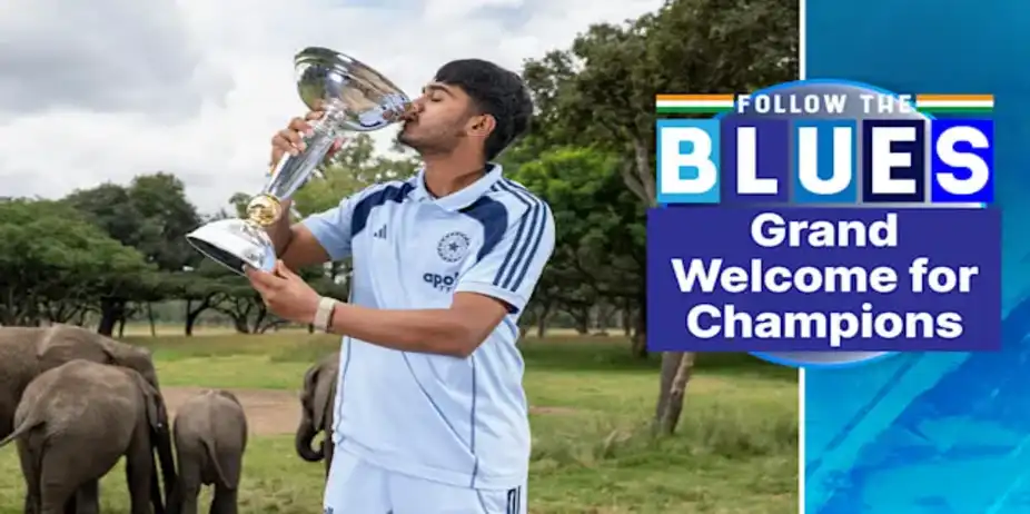 India U19 Stars Get Royal Welcome