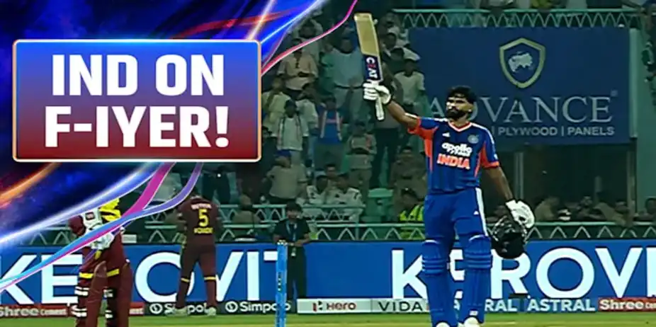 Captain Shreyas' First T20I Ton