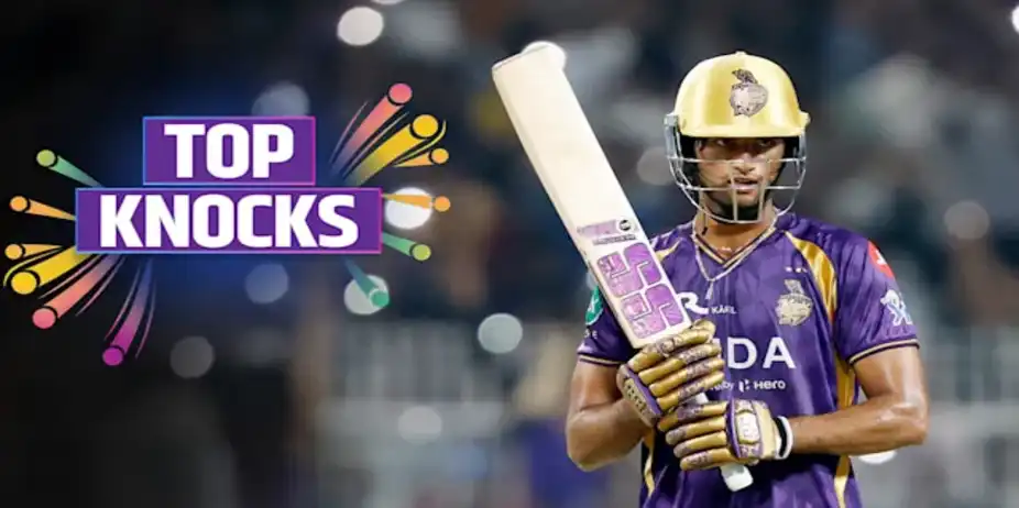 Raghuvanshi's 52 vs SRH