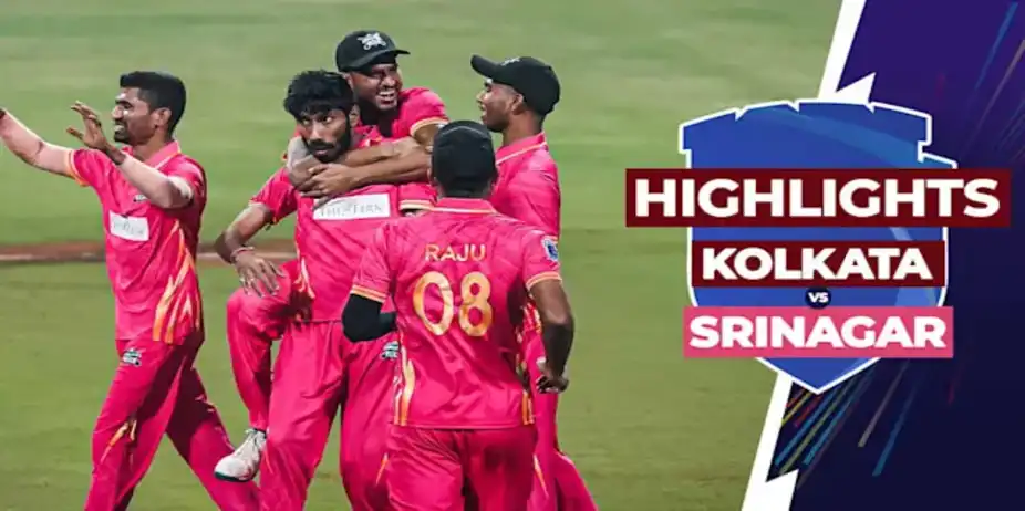 Srinagar Triumph Over Kolkata