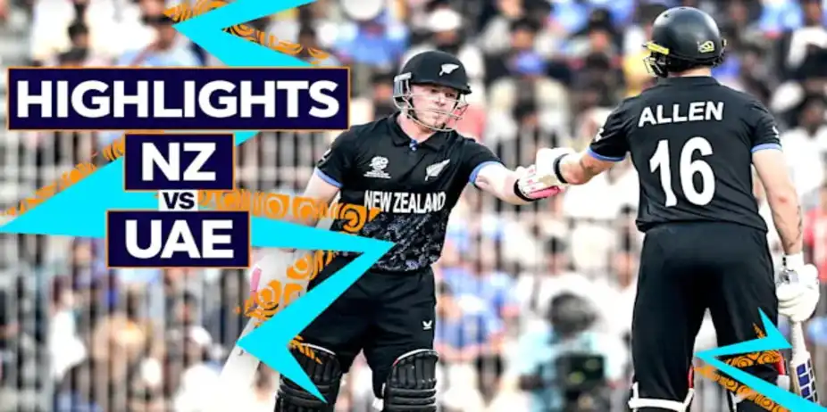 New Zealand vs UAE: Highlights