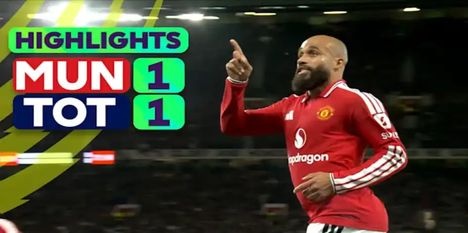 Manchester United vs Tottenham Hotspur: Highlights