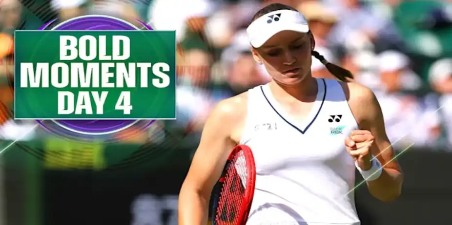 Bold Moments of Day 4 ft. Rybakina & More