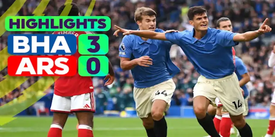 Brighton vs Arsenal: Highlights