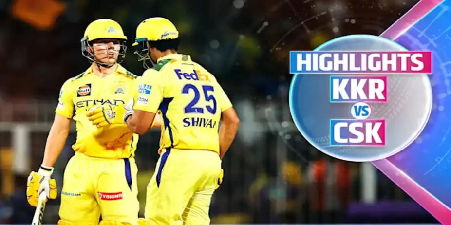 KKR vs CSK: Highlights