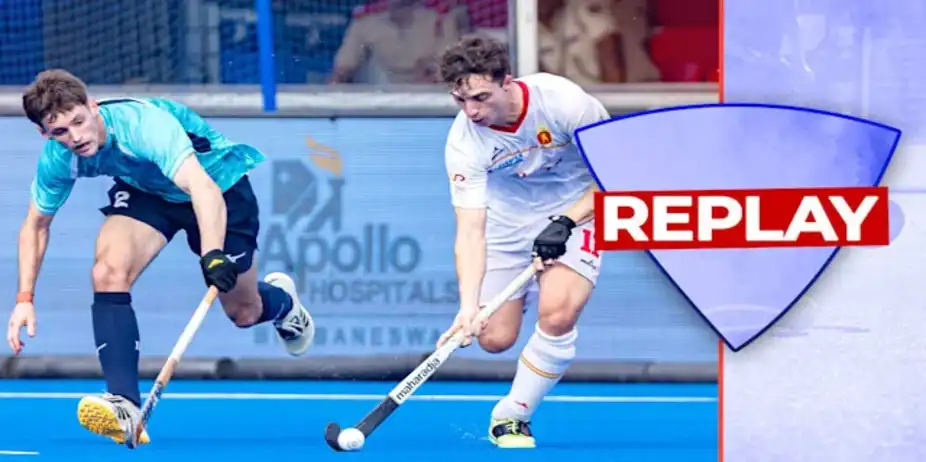 Replay: Spain vs England