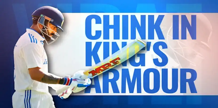 King Kohli Battles His Achilles Heel
