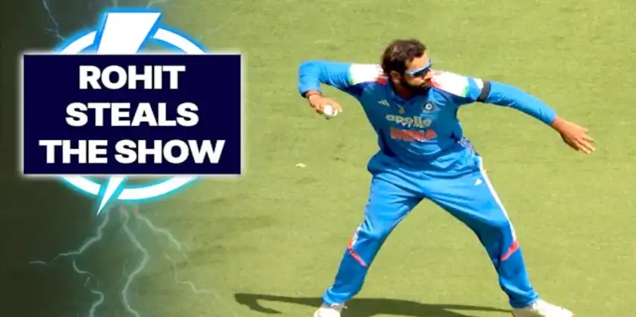 Save! Rohit's Fielding Effort Wows Lord's