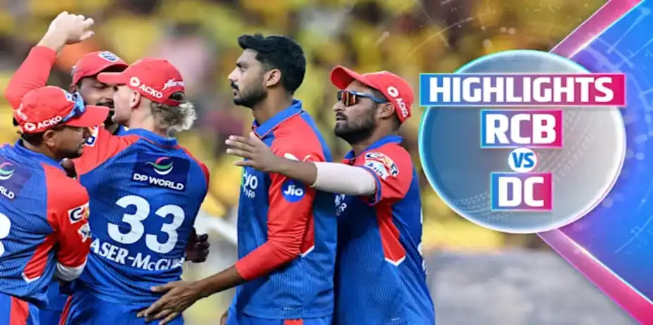 RCB vs DC: Highlights