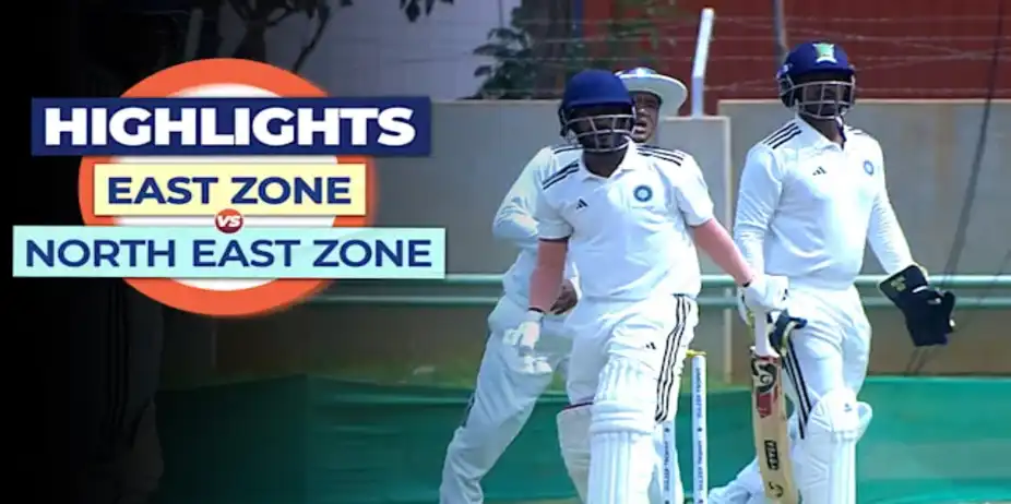 East Zone vs North East Zone: QF, Day 1 Highlights