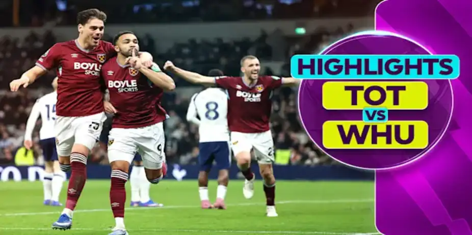 MW 22: Tottenham Hotspur 1-2 West Ham