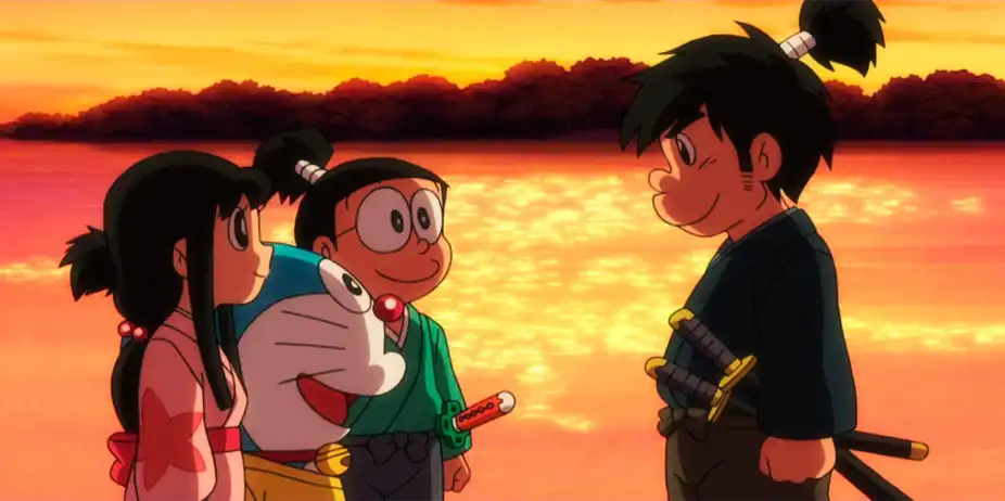 Doraemon S18 E9 - Nobita vs. Musashi Just Before the Battle of Ganryu