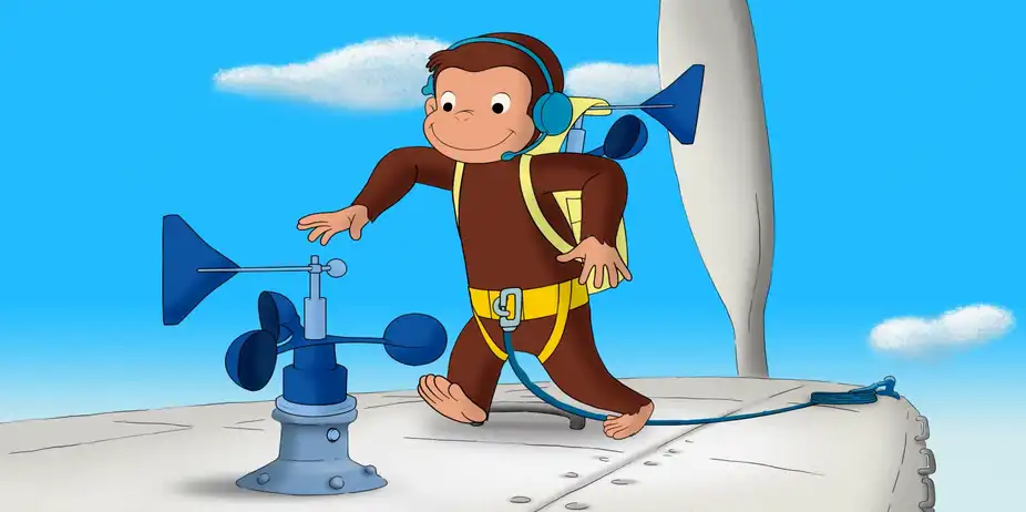 Watch Curious George S13 E3 - A Wind-er Wonderland / Basic Training on ...