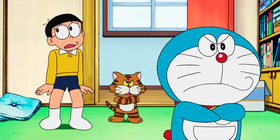 Doraemon S18 E15 - Sushi Conveyor Belt for Humans; Let's have an Easy Life with a Copybrain