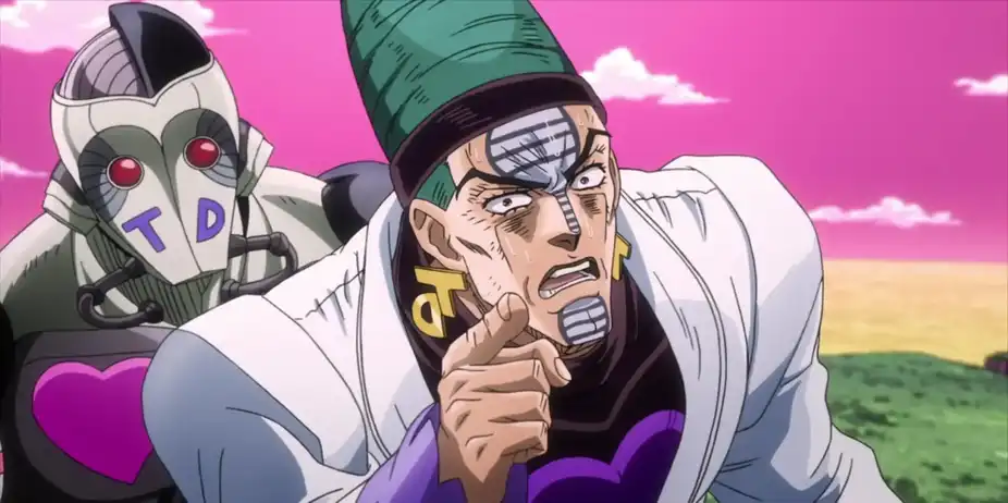 JoJo's Bizarre Adventure S2 E42 - The Miasma of the Void, Cool Ice, Part 1