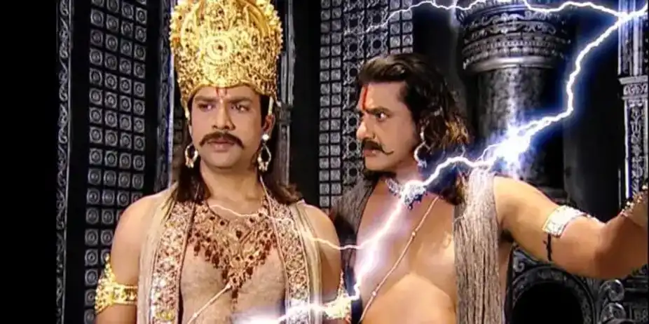 Shree Krishna S1 E29 - Kamsan unleashes his fury on Vasudevan