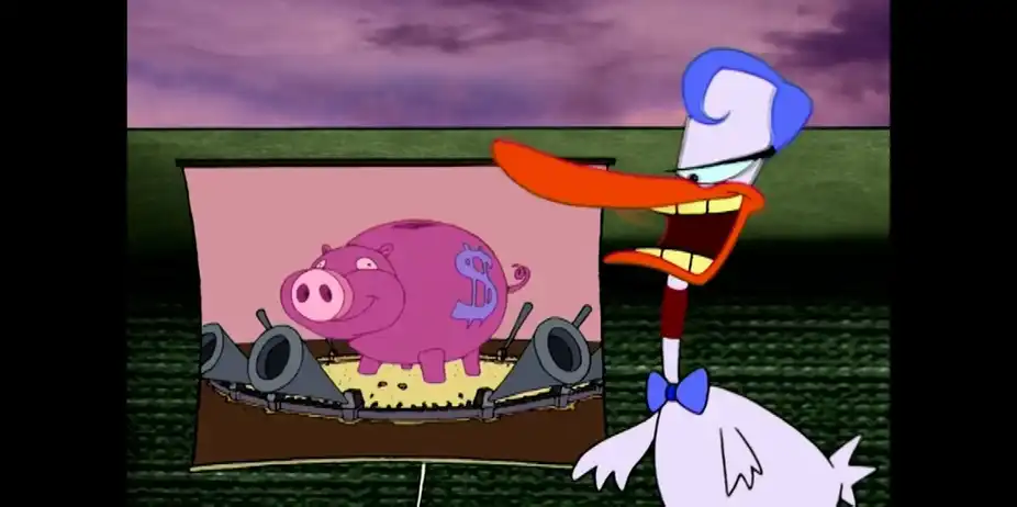 Courage The Cowardly Dog S4 E3 - Le Quack Balloon/Windmill Vandals