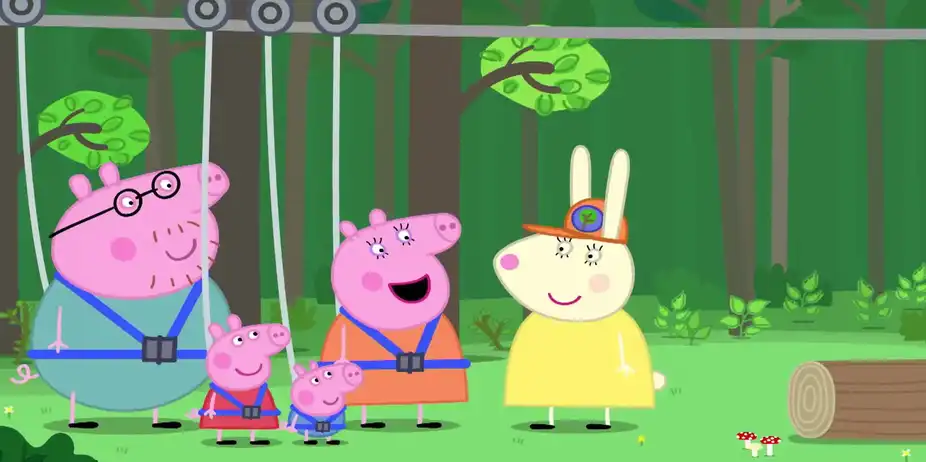 Peppa Pig S9 E51 - Monkey Trees