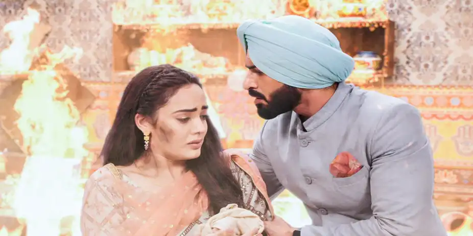 Teri Meri Doriyaann S1 E156 - Angad Saves Sahiba