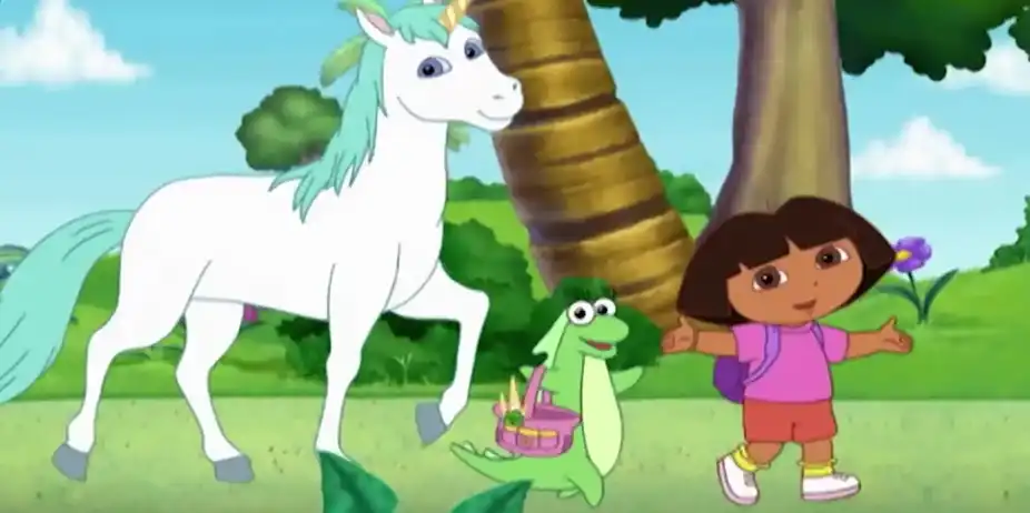 Dora The Explorer S5 E4 - Isa's unicorn flowers