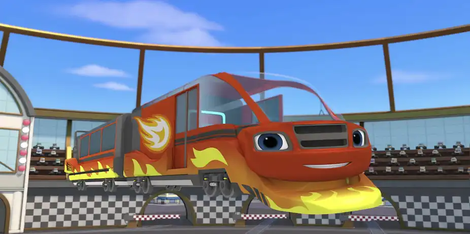 Blaze and The Monster Machines S9 E11 - The Great Train Race