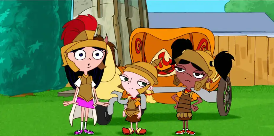 Phineas and Ferb S1 E7 - Greece Lightning / Leave the Busting to Us!