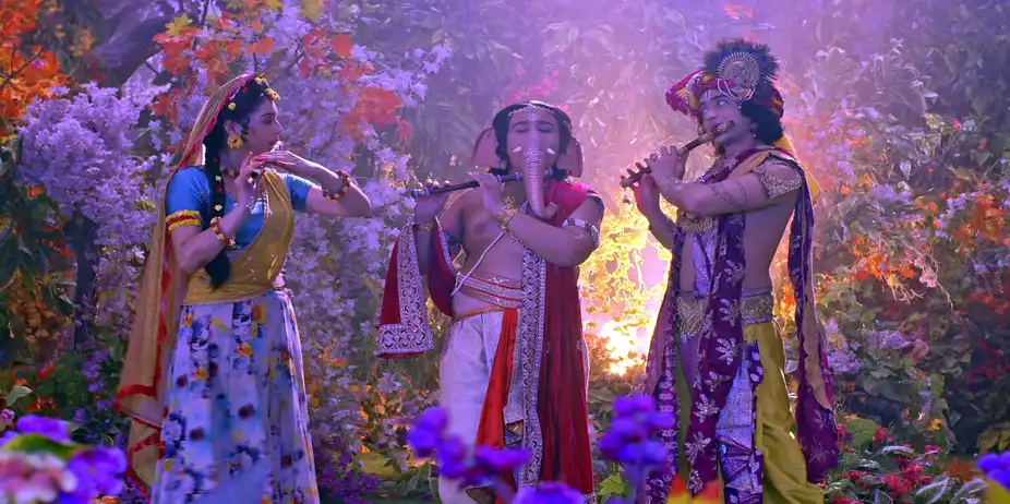 Radha Krishna S1 E531 - Bal Ganesh, Radha and Krishna's Joy