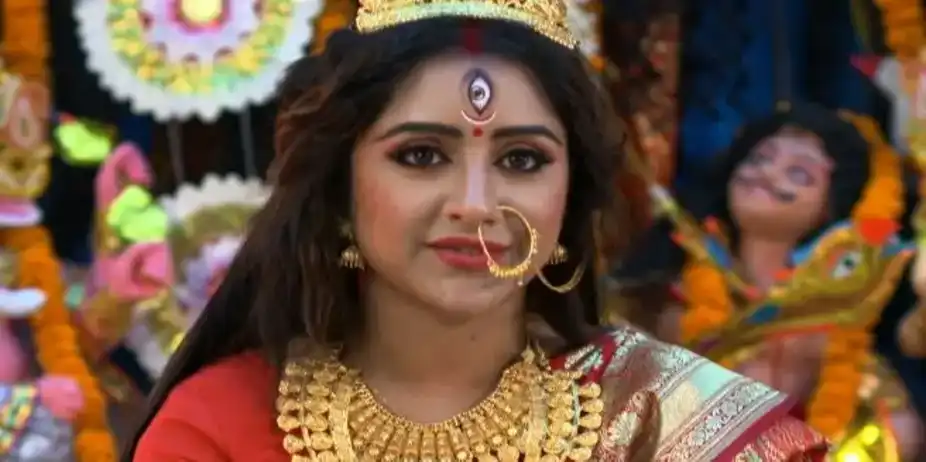 Tumii Je Amar Maa S1 E131 - Arohi performs as Durga