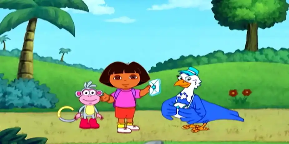 Dora The Explorer S2 E16 - The letter for swiper