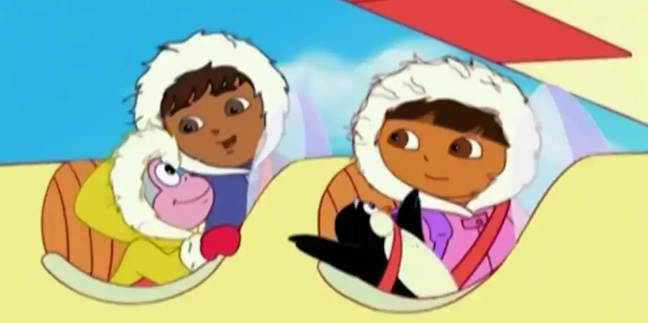 Dora The Explorer S3 E13 - To the south pole