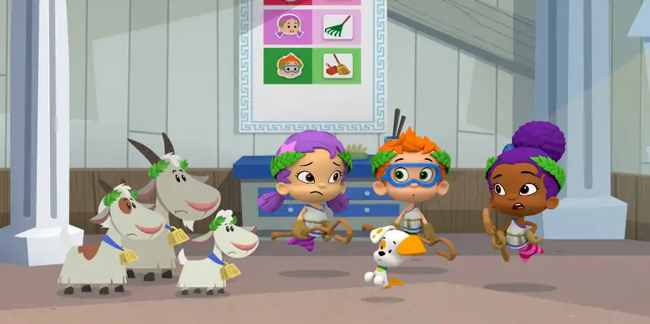 Bubble Guppies S5 E14 - The Mighty, Untidy Titans!