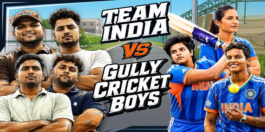 Team India - Gully Cricket Challenge S1 E2 - Gully Cricketers vs Team India