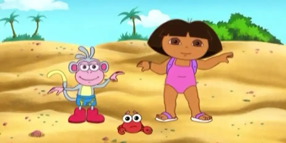 Dora The Explorer S4 E17 - Baby crab