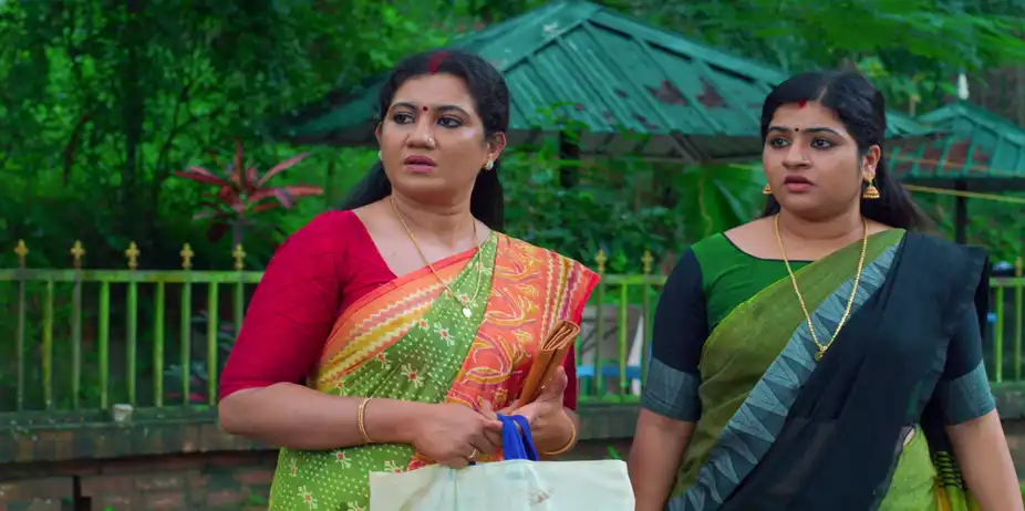 Santhwanam 2 S1 E9 - Savithri Spots Anjali, Hari