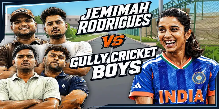 Team India - Gully Cricket Challenge S1 E1 - Gully Cricketers vs Jemimah