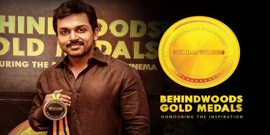 Behindwoods Gold Medals S7 E10 - Karthi wins the Best Actor in Lead Role award