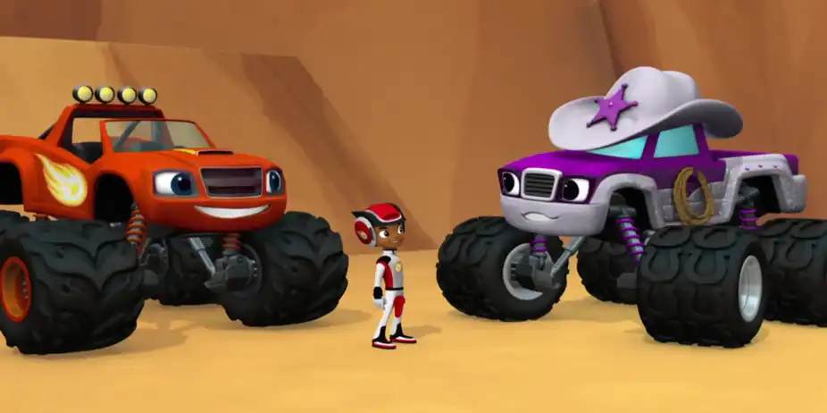Blaze and The Monster Machines S1 E2 - Blaze-AJ resolve to help Starla