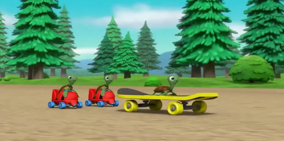 Paw Patrol S4 E37 - Pups save the runaway turtles
