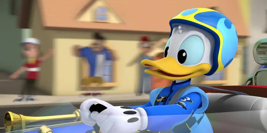 Mickey Mouse Roadster Racers S1 E2 - Goofy Gas!/ Little Big Ape