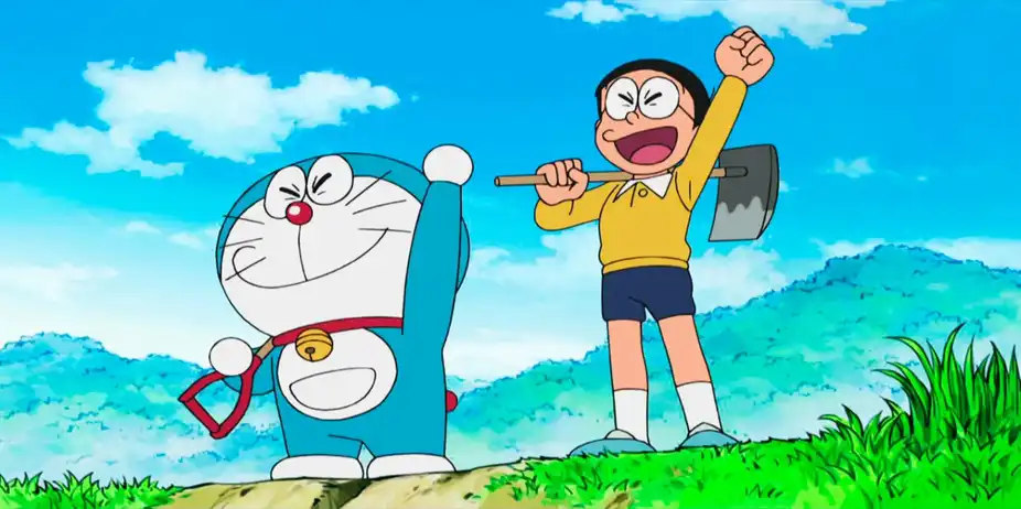 Doraemon S18 E22 - What a Surprise! Nobita Scored 100 Percent!!!!; Treasure Hunting in the Chinkara Pass